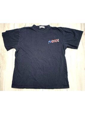 VTG MAD DOG All-American Guardian of Freedom T-SHIRT Golden Fang Black S/S EUC